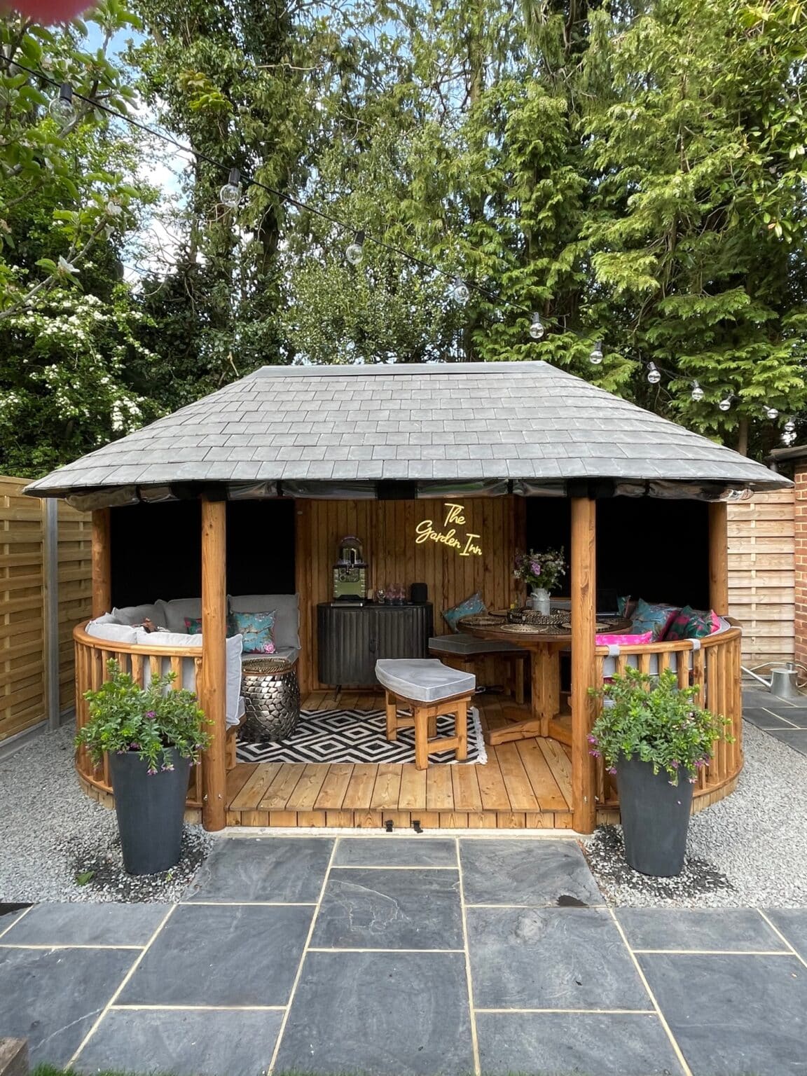 Luxury Wooden Garden Gazebos - One Day Install - Made in UK