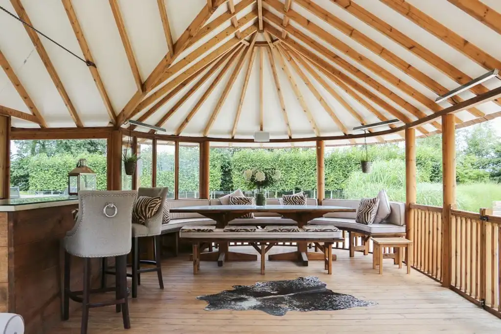 Interior of Breeze House bespoke building
