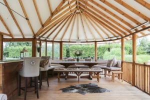 Interior of Breeze House bespoke building