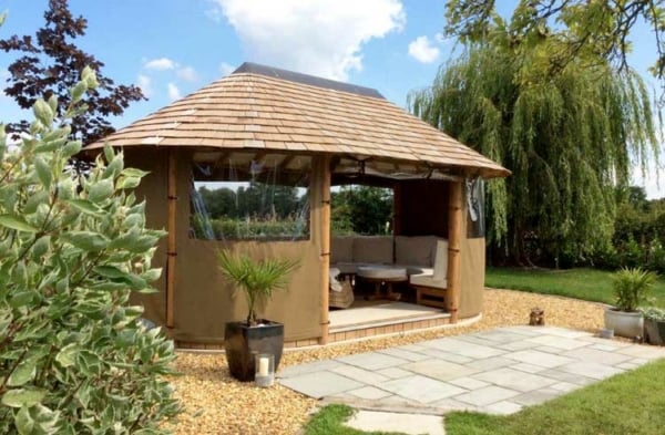 Breeze House Oval Safari with canvas panels