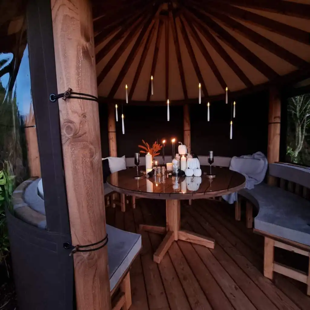Safari Breeze House styled for Halloween