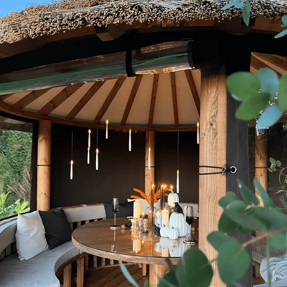 Safari Breeze House styled for Halloween