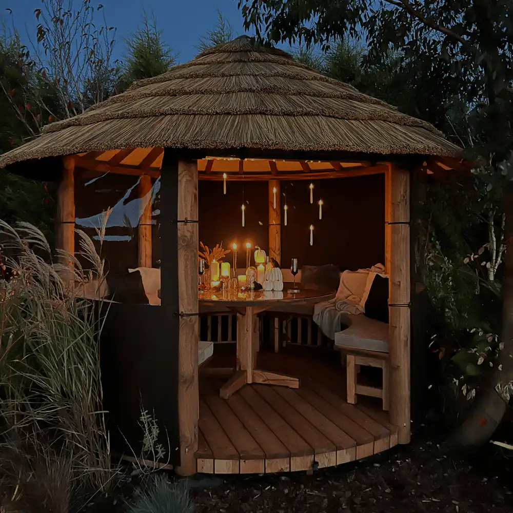 Safari Breeze House styled for Halloween