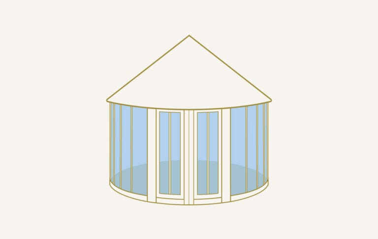 Glazed Doors Curved Straight