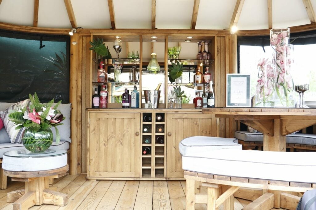 breeze house cabinet containing drinks