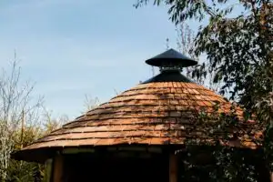 exterior roof of breeze house grill