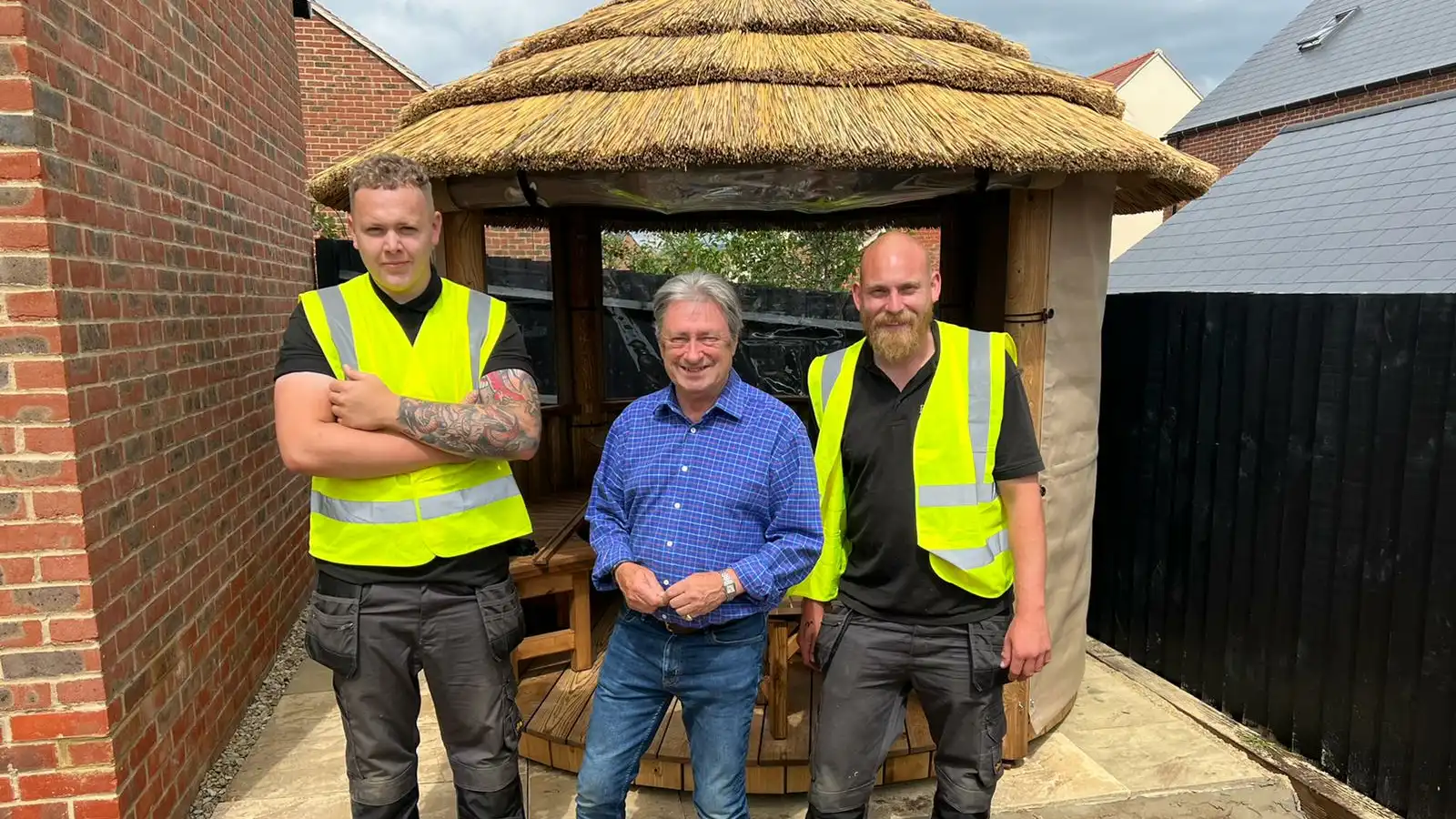 Dean and Jason with Alan Titchmarsh