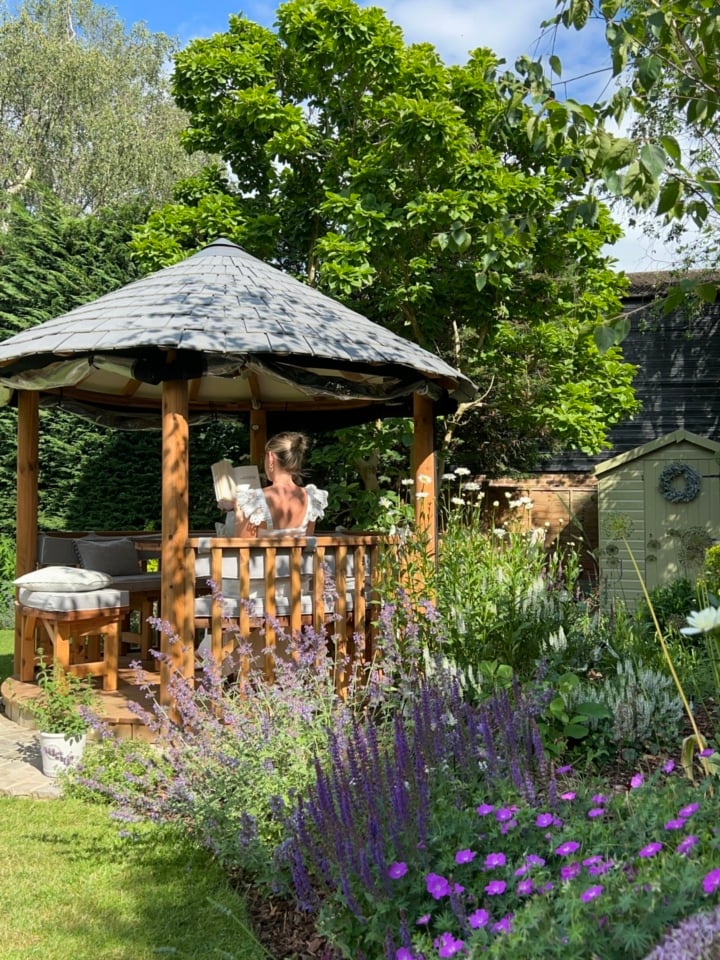 Person working in Breeze House